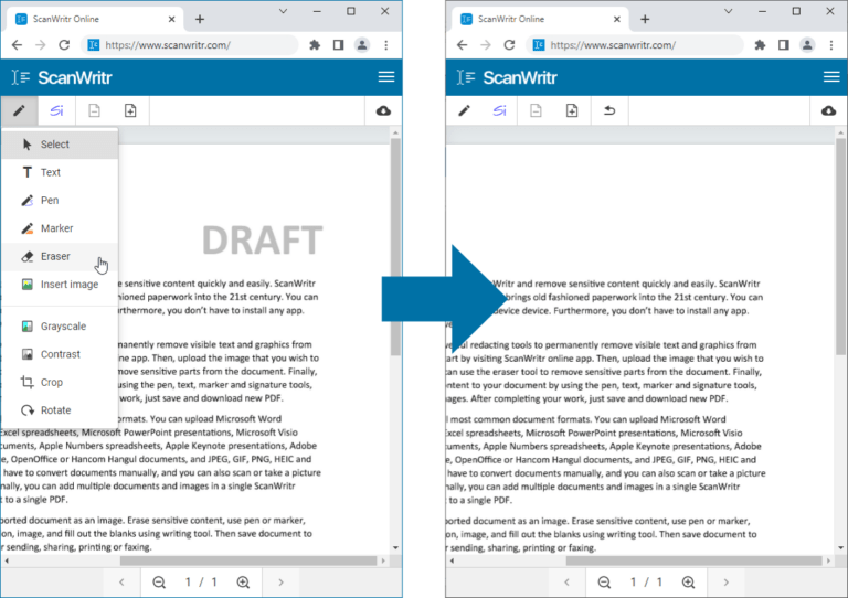 Remove Watermark Online Quickly And Easily With Scanwritr